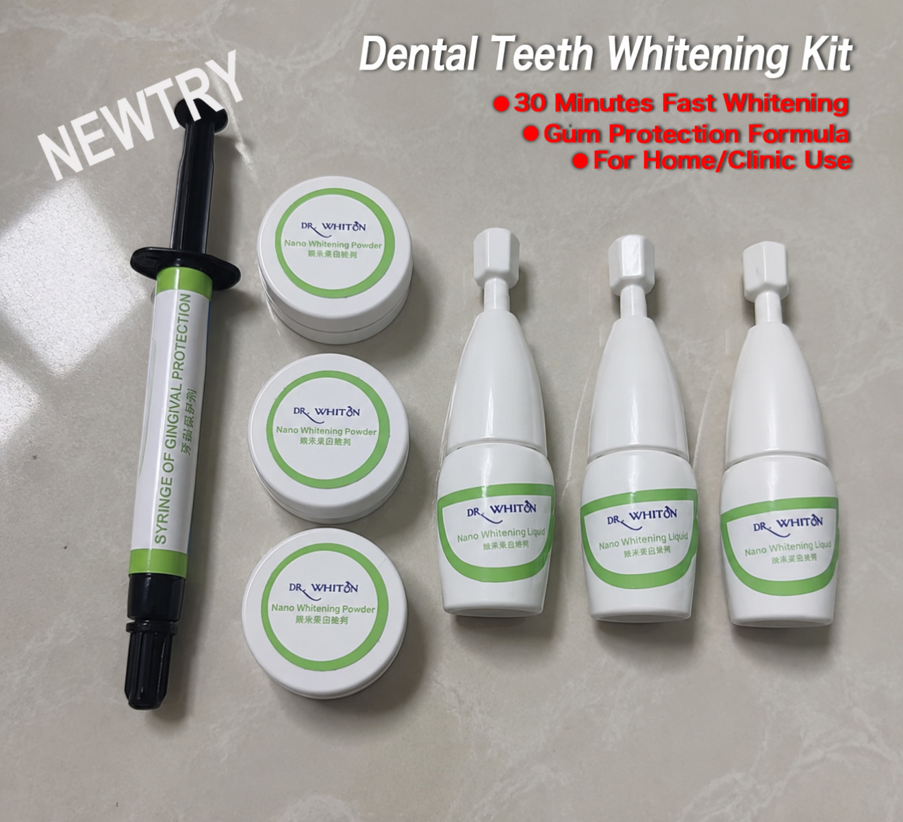 Teeth Whitening Video - 30 Dakikada Hızlı Beyazlatma Hızlandırıcısı Diş