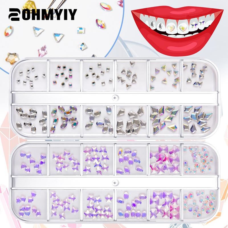Tooth Gem Kit - 1 takım diş kristal moda diş