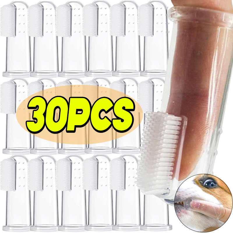 Teeth Whitening Brush - Süper Yumuşak Pet Parmak Diş Fırçası