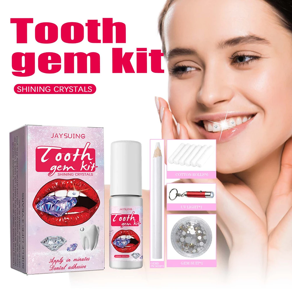 Tooth Gem Kit - DIY diş taşlar seti ile kristaller
