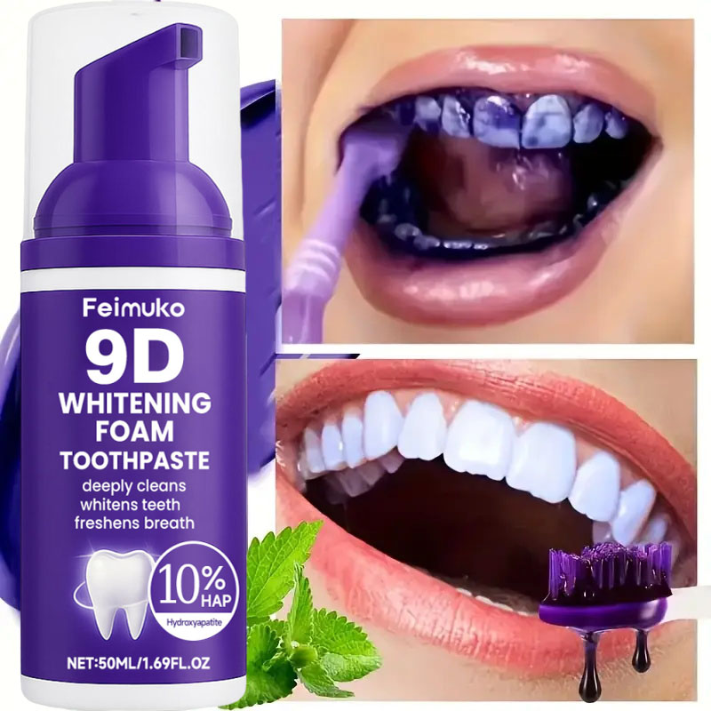 9D Mor Diş Beyazlatıcı Diş Mac - Teeth Whitening Yellow Teeth incelemesi ve fiyatı