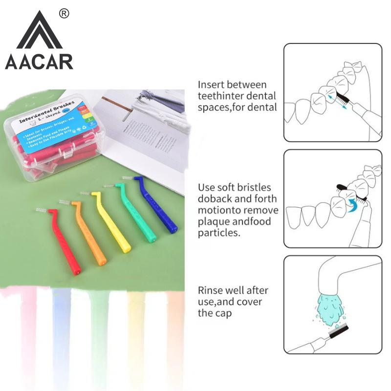 20 adet 0.6-1.2mm L Şekli Diş  - Teeth Whitening Brush incelemesi ve fiyatı