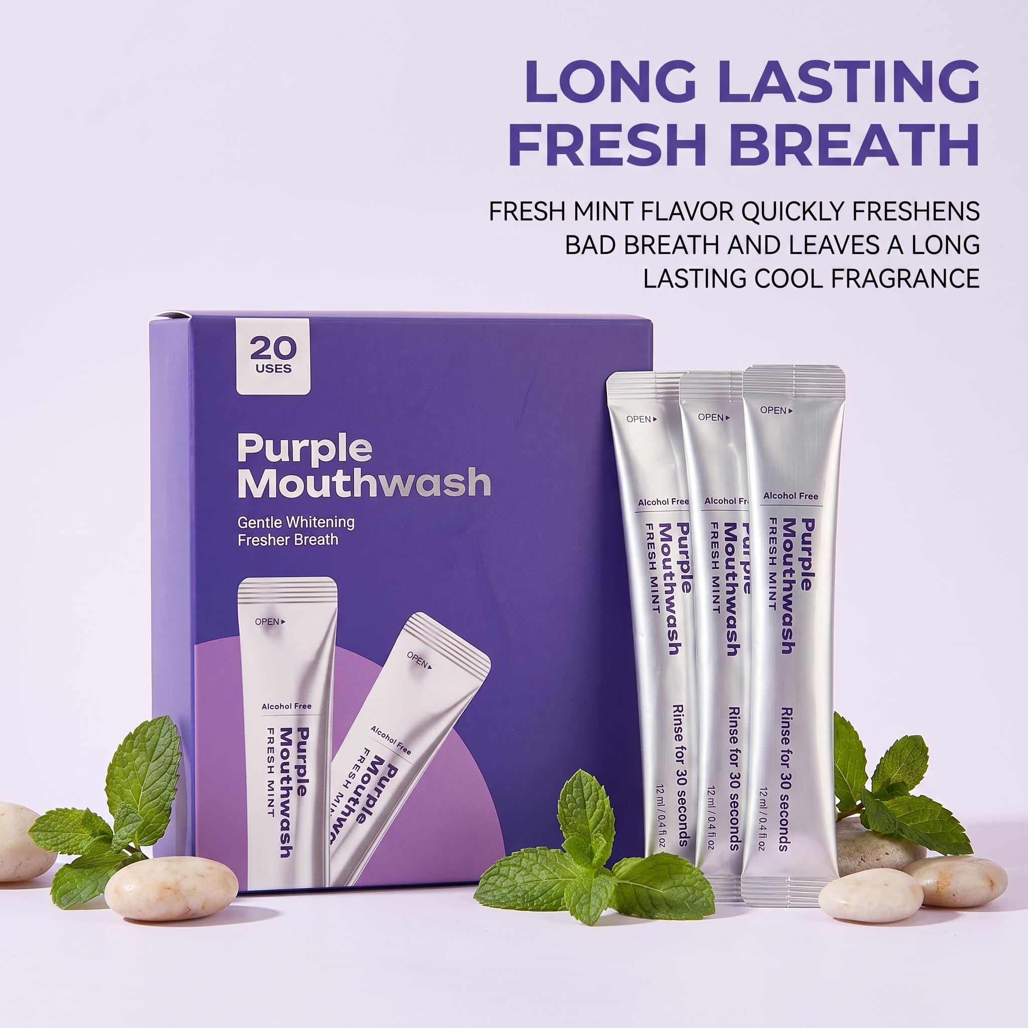 20 Paket Mor Ağız Çalkalama Su - Teeth Whitening Xylitol incelemesi ve fiyatı