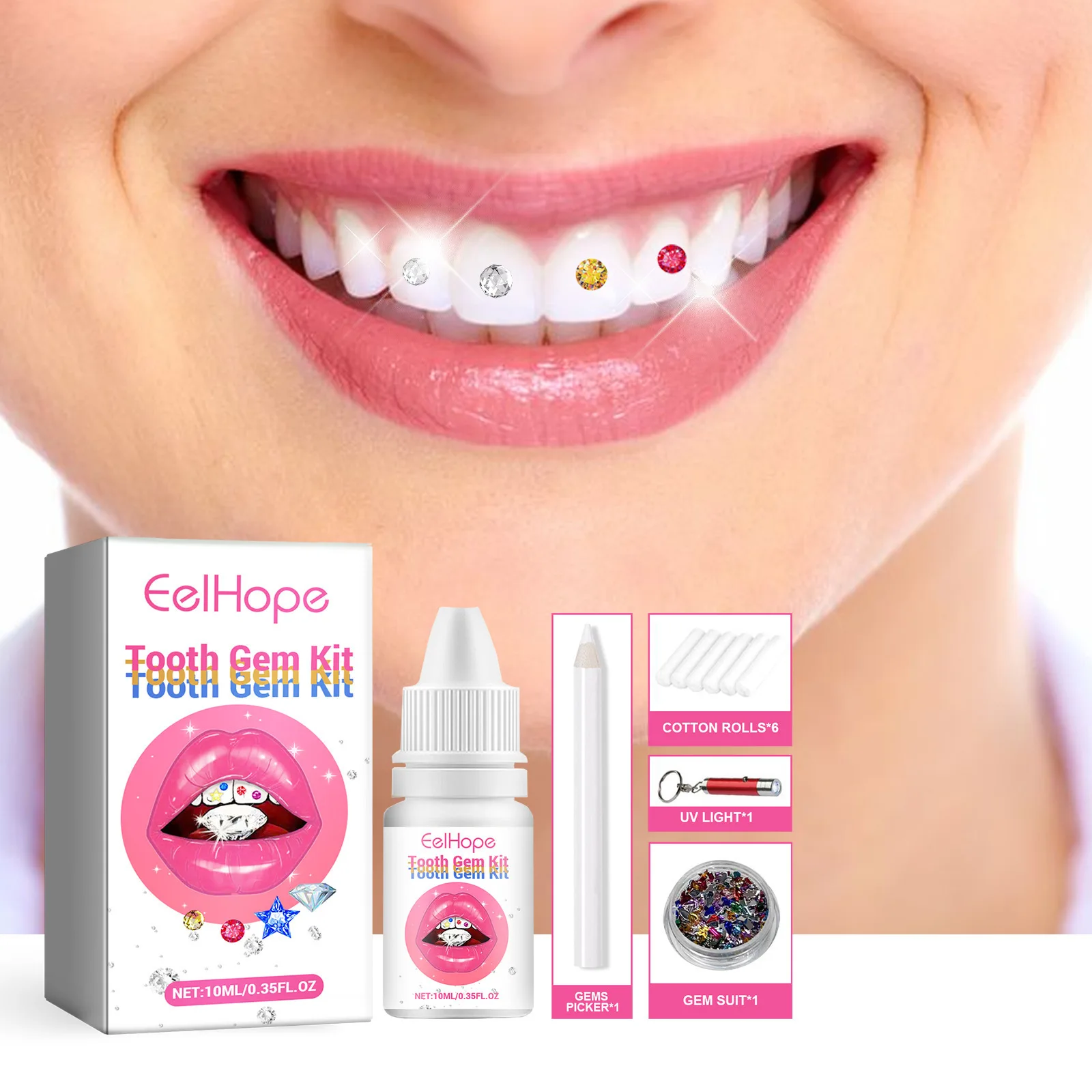 Diş Takı Seti Kendin Yap Şeffa - Tooth Gem Kit incelemesi ve fiyatı