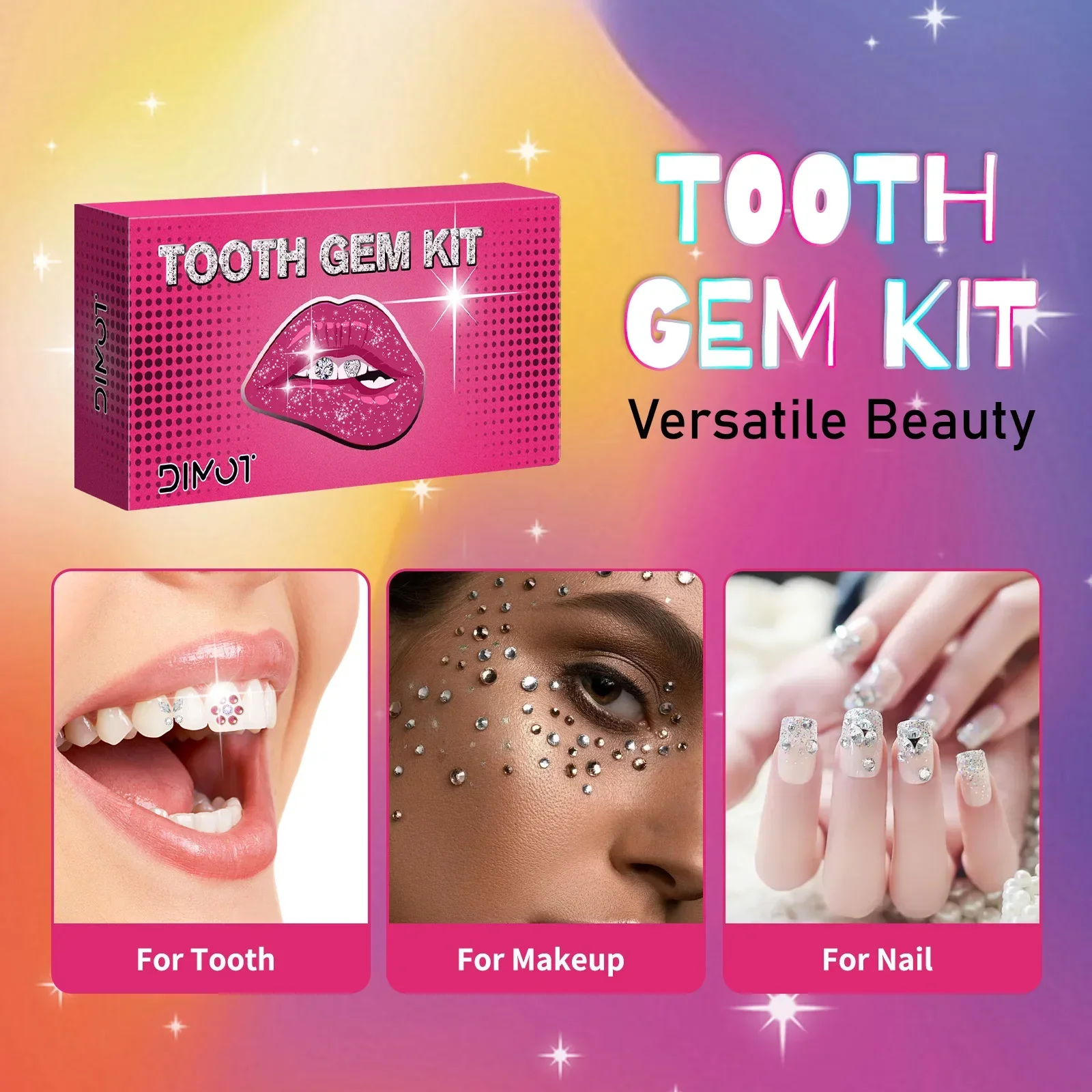 Kristal Yapıştırıcı ve UV Işığ - Tooth Gem Kit incelemesi ve fiyatı